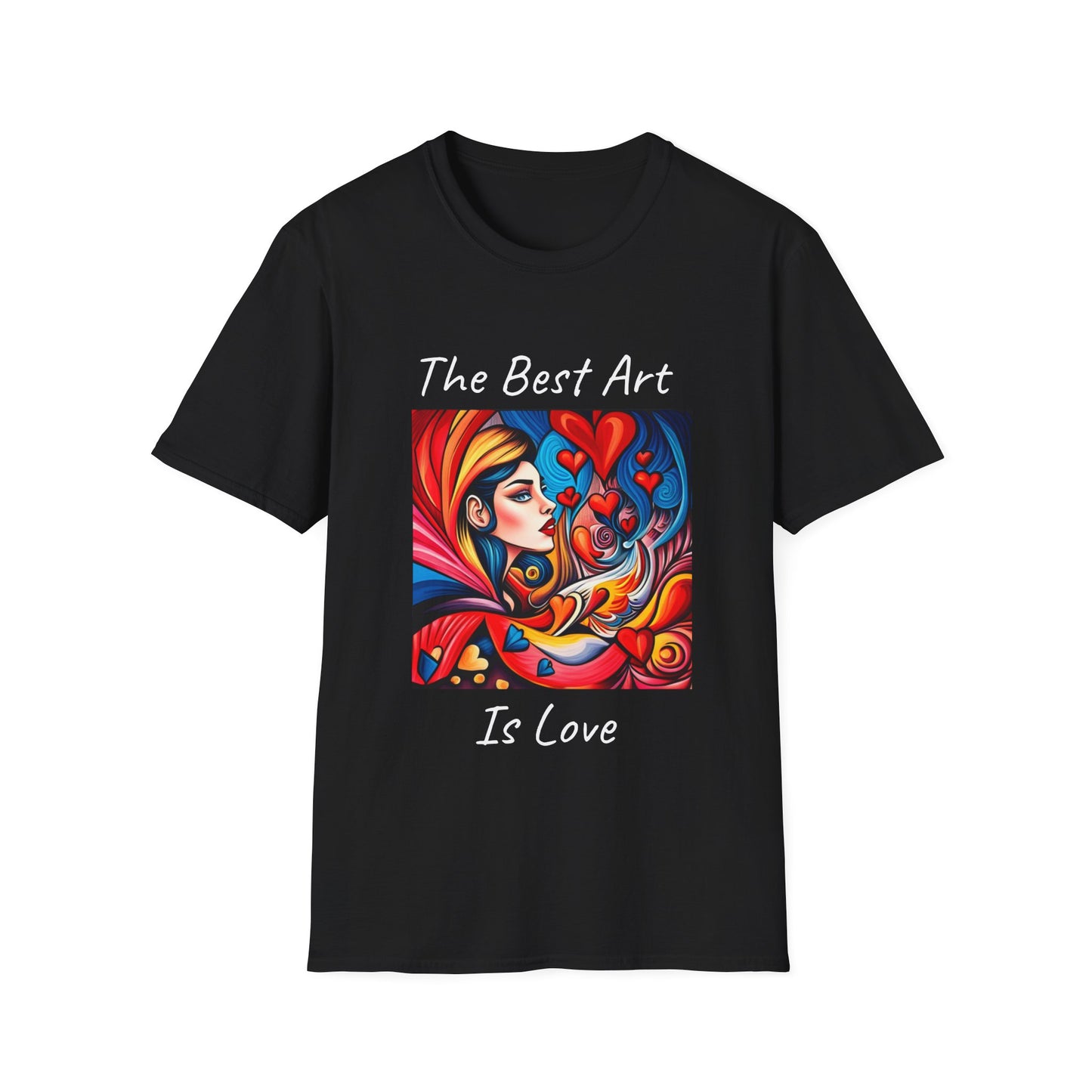 The Best Art Is Love Unisex Softstyle T-Shirt