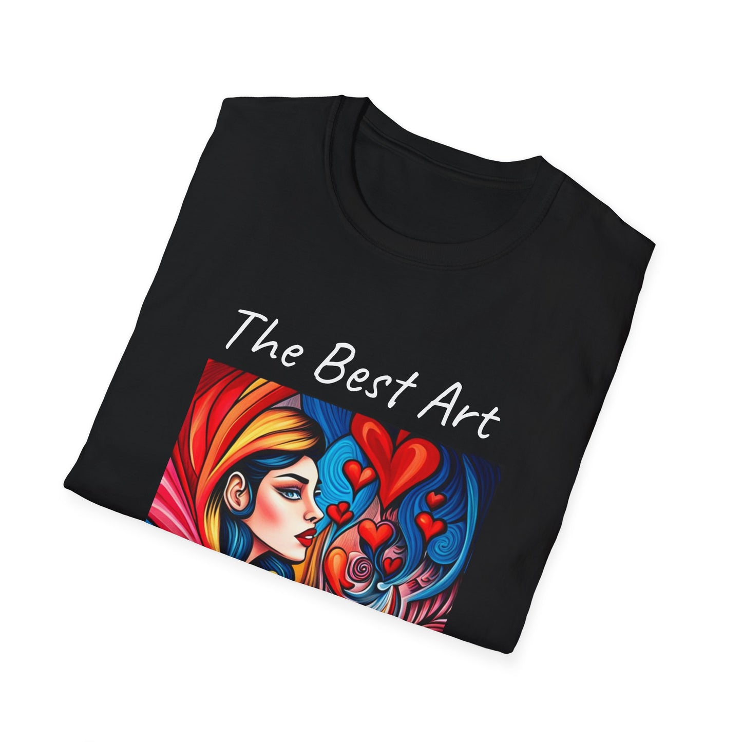 The Best Art Is Love Unisex Softstyle T-Shirt