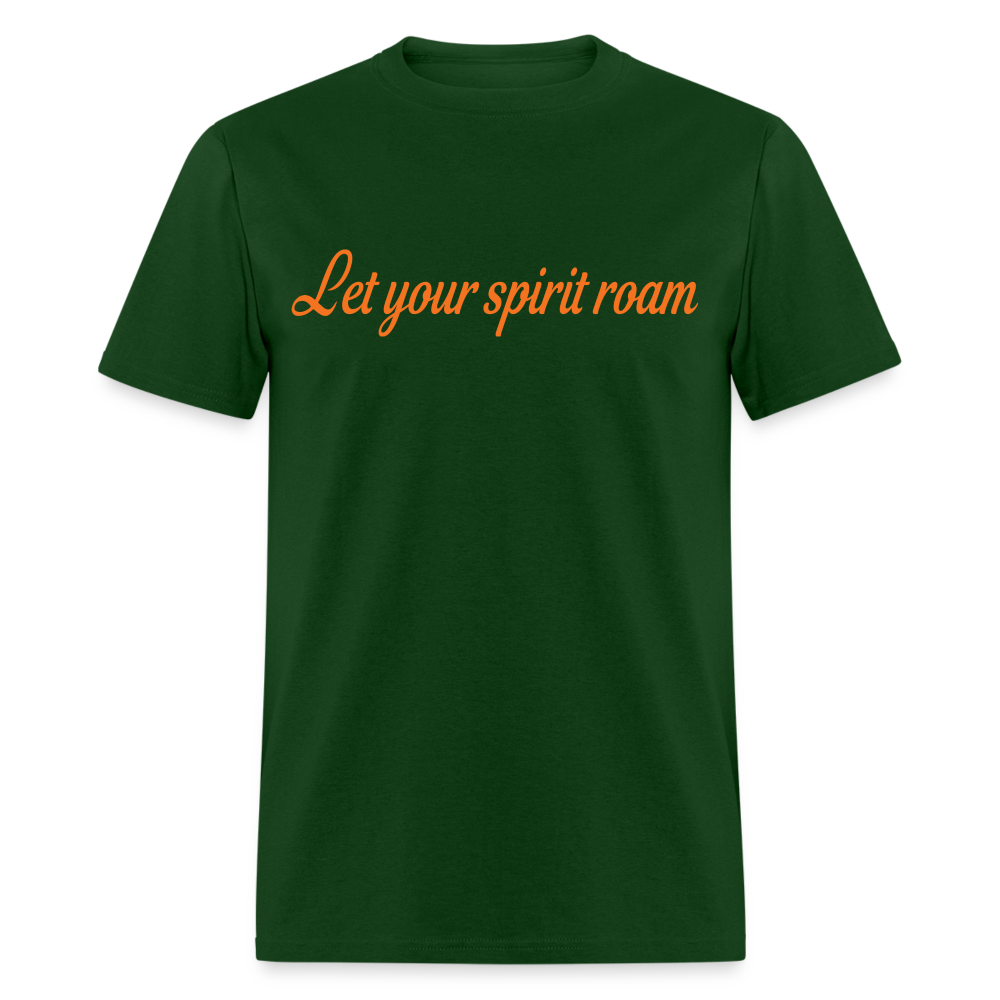 LYSR UM Green & Orange Men's T-Shirt - forest green