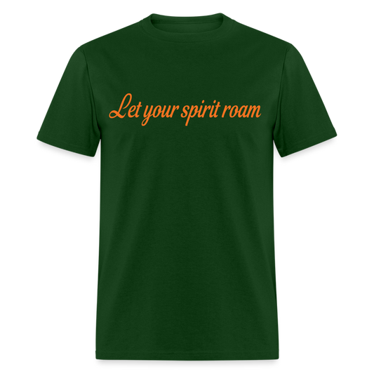 LYSR UM Green & Orange Men's T-Shirt - forest green