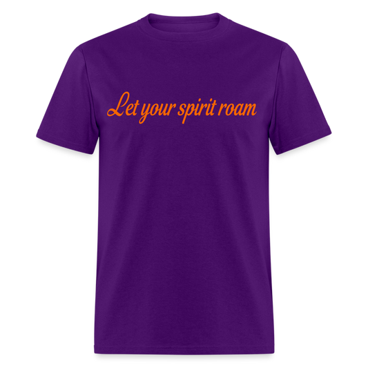 LYSR Clemson Purple & Orange Men's T-Shirt - purple