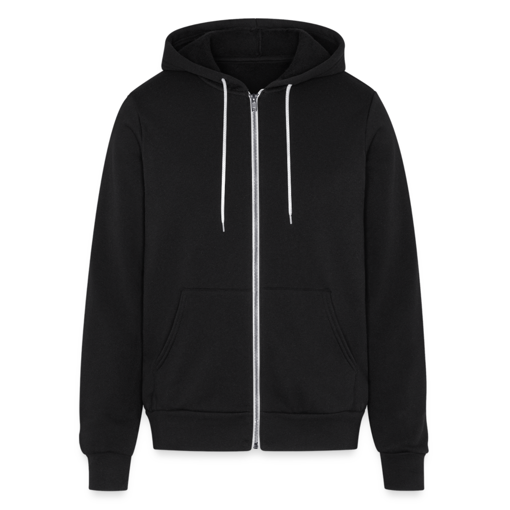 Let Your Spirit Roam Zip-Up Hoodie - black