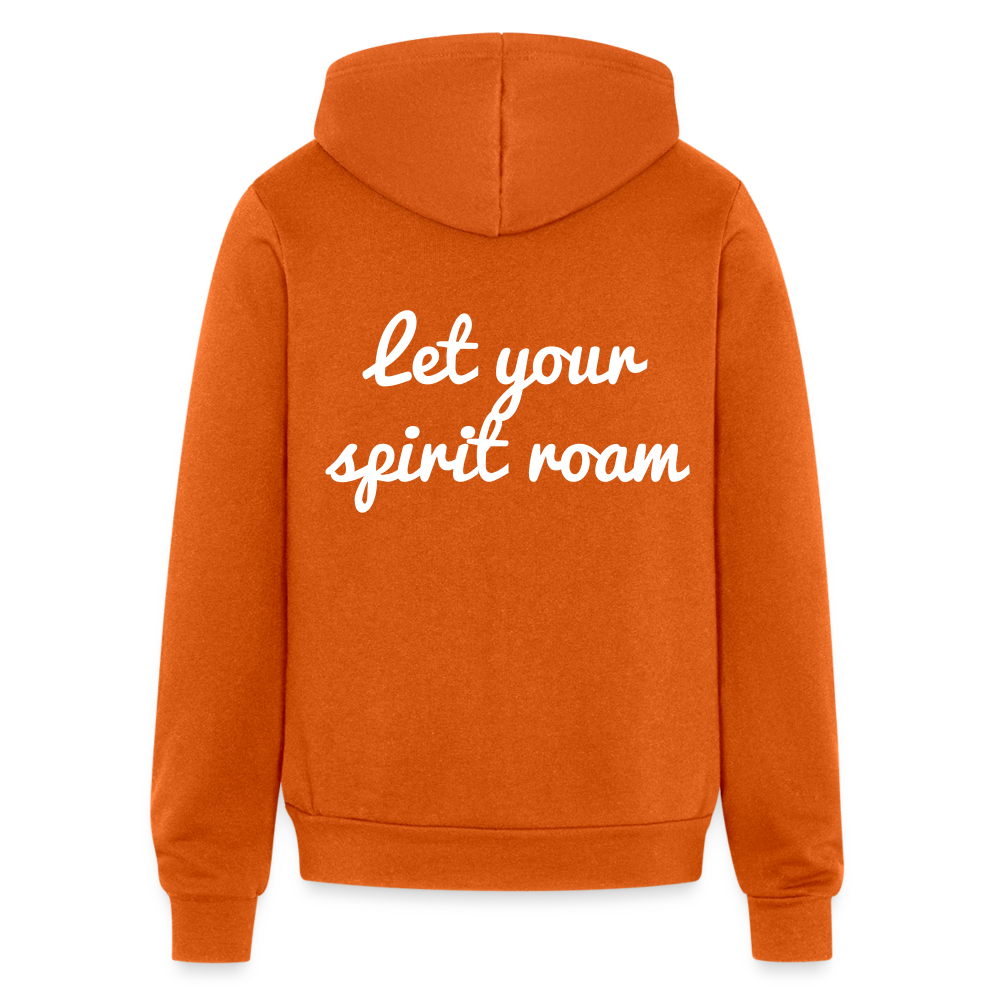 Let Your Spirit Roam Zip-Up Hoodie - autumn